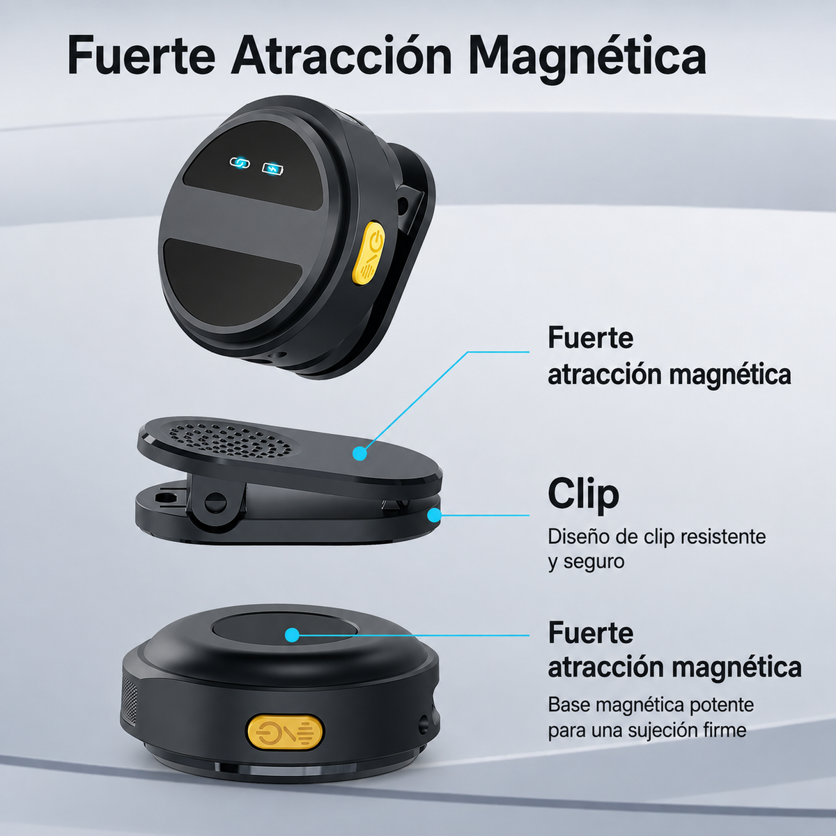 Micrófono Lavalier Inalámbrico Cancelación de Ruido