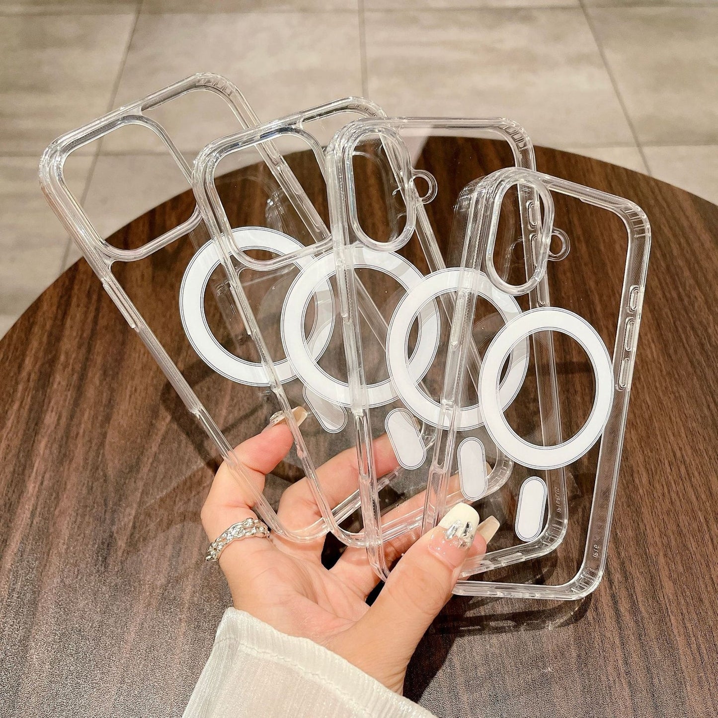 Funda Transparente Magsafe Para iPhone Resistente